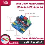 MODUL DAYA MULTY OUTPUT 6V-24 TO  3.3V 1A DAN 5V 3A STEP DOWN MODULE DAYA POWER SUPPLY - Image 3