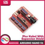 ARDUINO NANO V3 ATMEGA328P CH340G 5V 16MHZ WITH EXPANSION SHIELD - Image 2