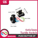 TACTILE SWITCH PUSH BUTTON 6X6X5 MM 2P - Image 2