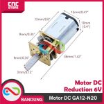 GA12-N20 N20 DC MOTOR HIGH TORQUE METAL GEAR 6V 200RPM - Image 5