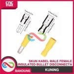 SKUN KABEL INSULATED BULLET MALE FEMALE  DISCONNECTA MPD 5.5-156 KUNING - Image 2