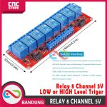 MODULE RELAY 8 CHANNEL 5V WITH OPTO-ISOLATED HIGH OR LOW LEVEL TRIGER - Image 5