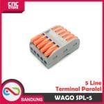 TERMINAL PARALEL 5 LINE KONEKTOR SAMBUNGAN CONNECTOR BLOCK WAGO SPL-5 - Image 4