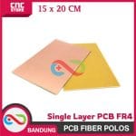 PCB POLOS SINGLE LAYER FR4 FIBER 15X20CM - Image 3