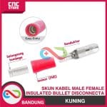 SKUN KABEL INSULATED BULLET MALE FEMALE  DISCONNECTA MPD 5.5-156 KUNING - Image 5