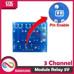 RELAY 5V 3 CHANNEL OUTPUT 250VAC 30VDC 10A WITH OPTOCUPLER MODUL - Image 5