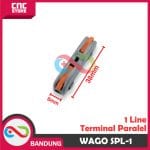 TERMINAL PARALEL 1 LINE KONEKTOR SAMBUNGAN CONNECTOR BLOCK  WAGO SPL-1 - Image 2