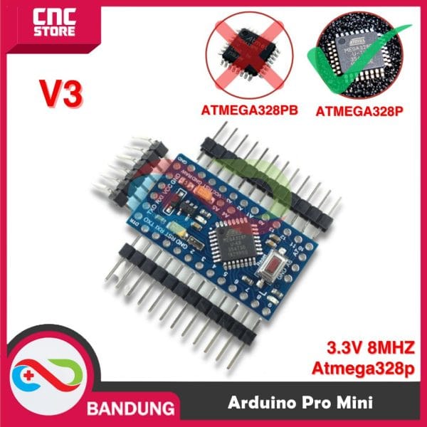 ARDUINO PRO MINI 3.3V 8MHZ  ATMEGA328 PROMINI V3 ATMEGA328P