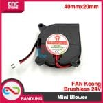 MINI BLOWER FAN KEONG BRUSHLESS 24V COOLING TURBO 4020 40MMx20MM