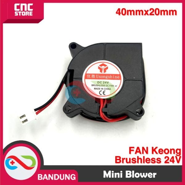 MINI BLOWER FAN KEONG BRUSHLESS 24V COOLING TURBO 4020 40MMx20MM