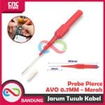 JARUM TUSUK  KABEL MULTIMETER NEEDLE PUNCTURE TEST PROBE PIERCE AVO 0.7MM - MERAH - Image 2