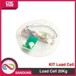 KIT HX711 MODULE 20KG PRESSURE SENSOR SET WEIGHING SENSOR - Image 4