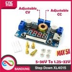 MODUL STEP DOWN XL4015 VOLTMETER 5A CV CV VOLT METER ADJUSTABLE