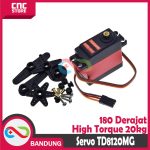 MOTOR SERVO TD8120MG METAL GEAR 180 DERAJAT HIGH TORQUE 20KG FOR RC - Image 4