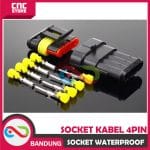 SOKET KONEKTOR KABEL ANTI AIR SOCKET WATERPROOF 4PIN - Image 3