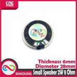SMALL SPEAKER 2W 8 OHM 2W 8R DIAMETER 28MM THICKNESS 6MM - Image 4