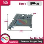 TERMINAL STOPPER EW-35 / EW35 UNTUK DIN RAIL/REL DIN - Image 2