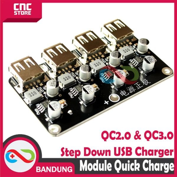 MODULE STEP DOWN FAST CHARGING 4 CHANNEL USB QC 3.0 96W