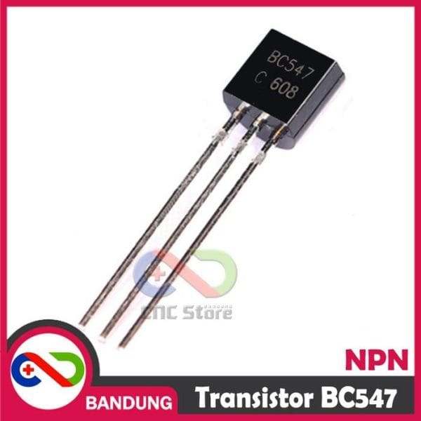 10PCS BC547 TO-92 100MA NPN AMPLIFIER TRANSISTOR
