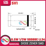 10pcs Zener Diode 0.5W 1/2W SOD80C LL34 SMD 5V1 - Image 2