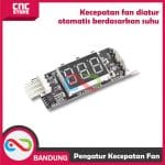 MODUL PENGATUR KECEPATAN FAN OTOMATIS BERDASARKAN SUHU DIGITAL PWM 12V 3A KIPAS PC