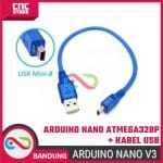 Arduino Nano V3.0 ATmega328P CH340 CH340G 5V Board + Kabel USB - Pengembangan Proyek Elektronik - Image 7