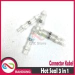 3in1 HOT SEAL WIRE CONNECTOR SAMBUNGAN KABEL WATERPROOF SOLDER HEAT - PUTIH - Image 4