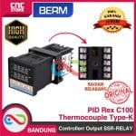 PID REX C100 C-100 THERMOCOUPLE TYPE-K CONTROLLER OUTPUT SSR-RELAY -C100FK02 M*DA