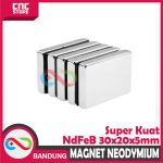 MAGNET NEODYMIUM NDFEB KOTAK PERMANEN 30X20X5MM - Image 3