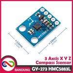 GY-273 HMC5883L MODULE SENSOR MAGNETOMETER COMPASS TRIPLE AXIS X.Y.Z - Image 3