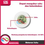 Meteran Suhu dan Kelembapan digital tempel - Image 2