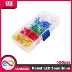 PAKET 1 BOX LED 5MM 3MM 5 COLOR RGBYW 100PCS - Image 2