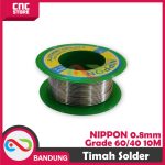 TIMAH SOLDER NIPPON DIAMETER 0.8 ALLOY 60 / 40 1 ROLL 10 METER 10M - Image 3