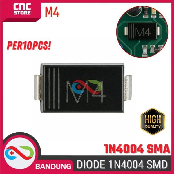 10pcs Diode 1N4004 M4 1A 400V SMA DO-214AC Dioda M4 1N 4004 SMD SMT