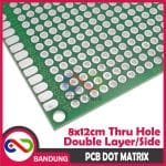 PCB DOT MATRIX THRU HOLE DOUBLE LAYER 8X12CM 8*12CM - Image 5