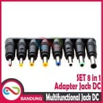 MULTI 8 SIZE JACK CONVERTER COLOKAN ADAPTOR 5.5X2.1 LAPTOP CCTV ROUTER - Image 4