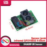 SHARP IR SENSOR JARAK INFRARED GP2Y0E03 4-50CM ANALOG OUTPUT + CABLE - Image 2