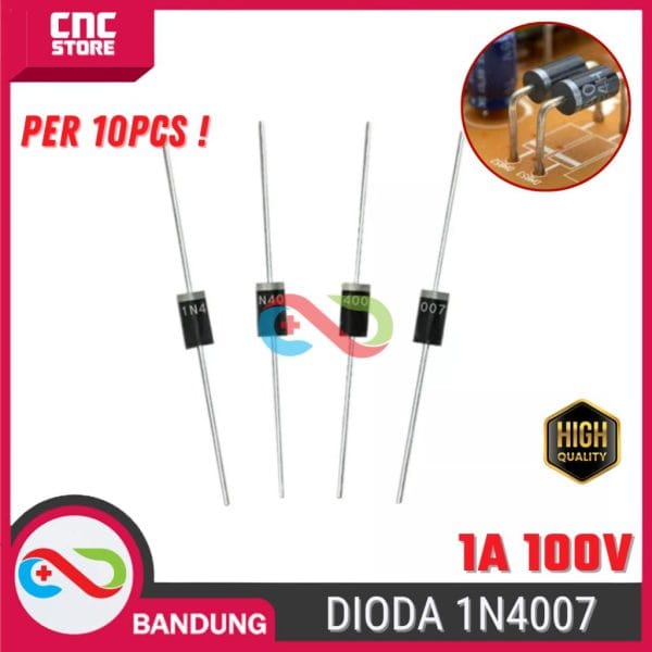 10PCS 1N4007 DO-41 1A 1000V RECTIFIER DIODE DIODA