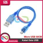 KABEL DATA MICRO USB FOR NANO V3 BIRU 50CM CABLE DATA - Image 5