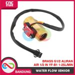 WATER FLOW SENSOR BRASS G1/2 ALIRAN AIR 1/2 IN YF-B1 1-25L/MIN - Image 2
