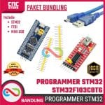 Paket Bundling Programmer STM32 STM32F103C8T6 + Kabel Mini USB untuk Proyek Arduino