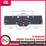 5-CHANNEL DIGITAL SENSOR TRACKING , 5-CHANNEL GRAYSCALE LINE TRACKING MODULE - Image 3