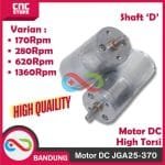 MOTOR DC GEARBOX JGA25-370 DC REDUCTION MOTOR HIGH SPEED 12V JGA25 370 -280 RPM