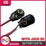 9V BATTERY BATERAI CLIP ADAPTER WITH DC JACK ARDUINO UNO MEGA - Image 6