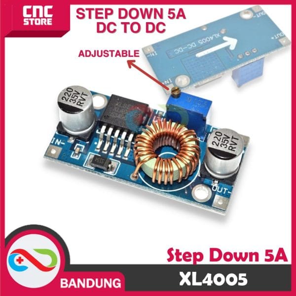 XL4005 DC STEP DOWN ADJUSTABLE POWER SUPPLY MODULE LITHIUM CHARGER 5A DC-DC BETTER THAN LM2596
