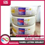KABEL LISTRIK SERABUT TEBAL 2X0.75 MM NYYHYO  KABEL SERABUT-PUTIH PERMETER