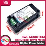 KWS-AC300 100A/10A 6IN1 DIGITAL KWH METER WATT METER AMPERE VOLT METER - 10A - Image 3
