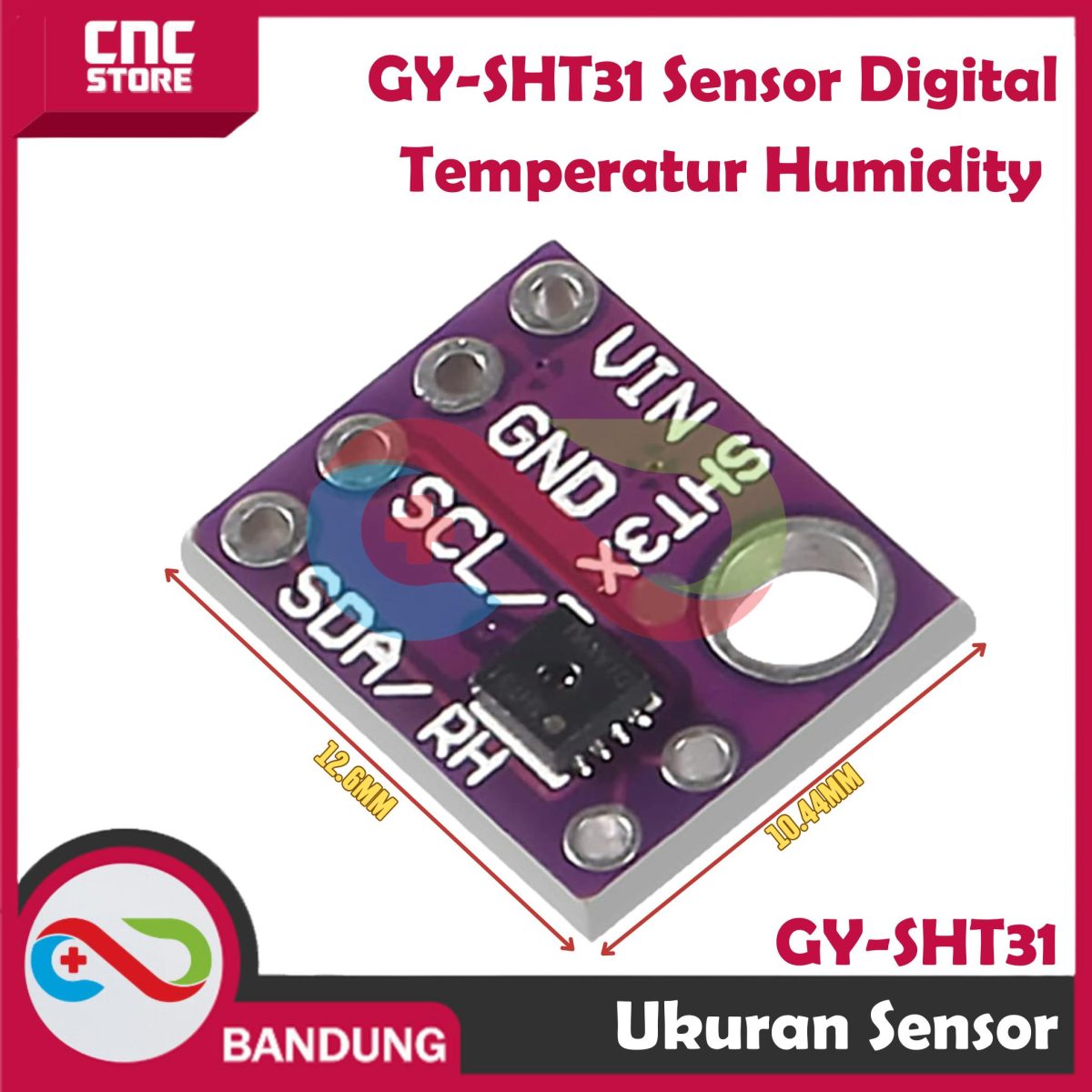 GY-SHT30-D GY-SHT31 SHT35 SHT40 SHT41 SHT45 Digital TEMPERATURE HUMIDITY - Image 2