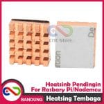 HEATSINK RASPBERRY PI PLUS ADHESIVE THERMAL PAD COPPER TEMBAGA HEAT SINK PENDINGIN 14X12X5.5 5MM - Image 5