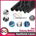 HEATSHRINK 3.5MM HEAT SHRINK SELANG SELONGSONG BAKAR PER 1 METER - Image 2